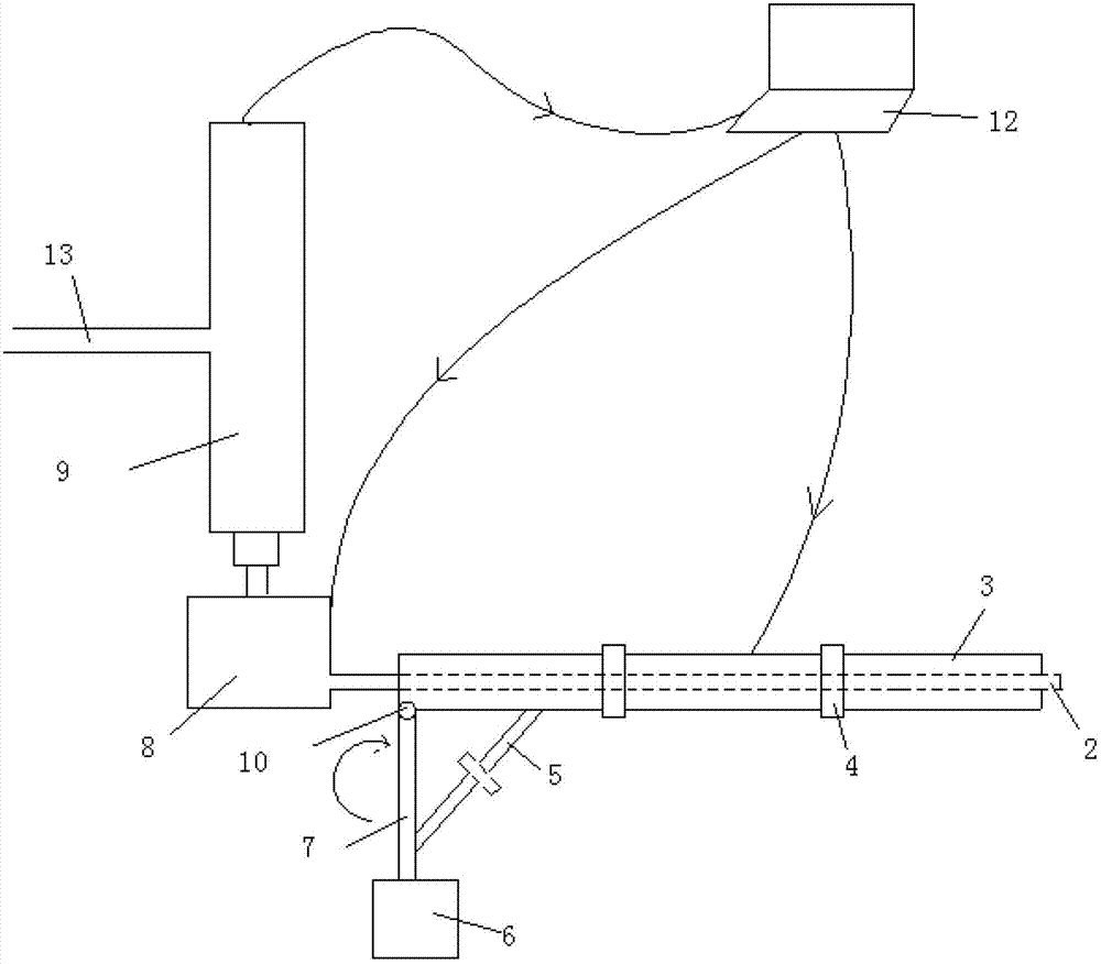 Water sampling device for farming water quality monitoring