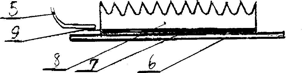 Equipment and method for generating nm particles charged negatively