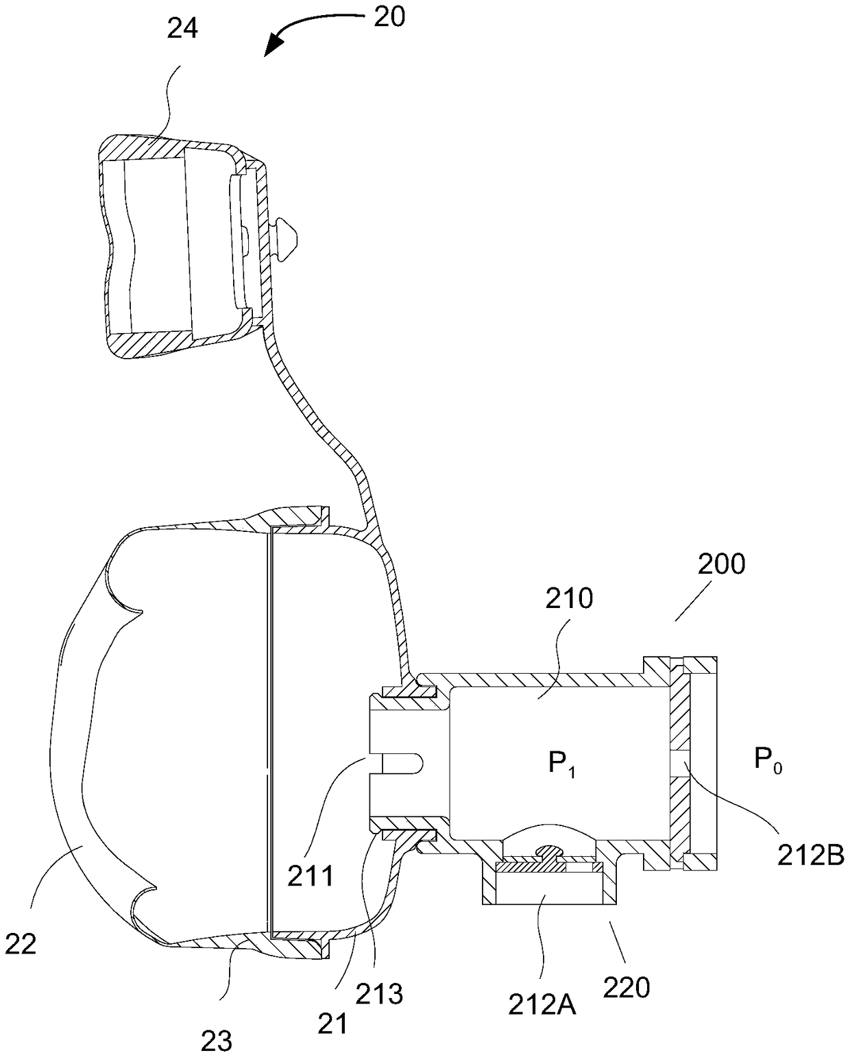 Ventilation control device and breathing mask device with ventilation control device