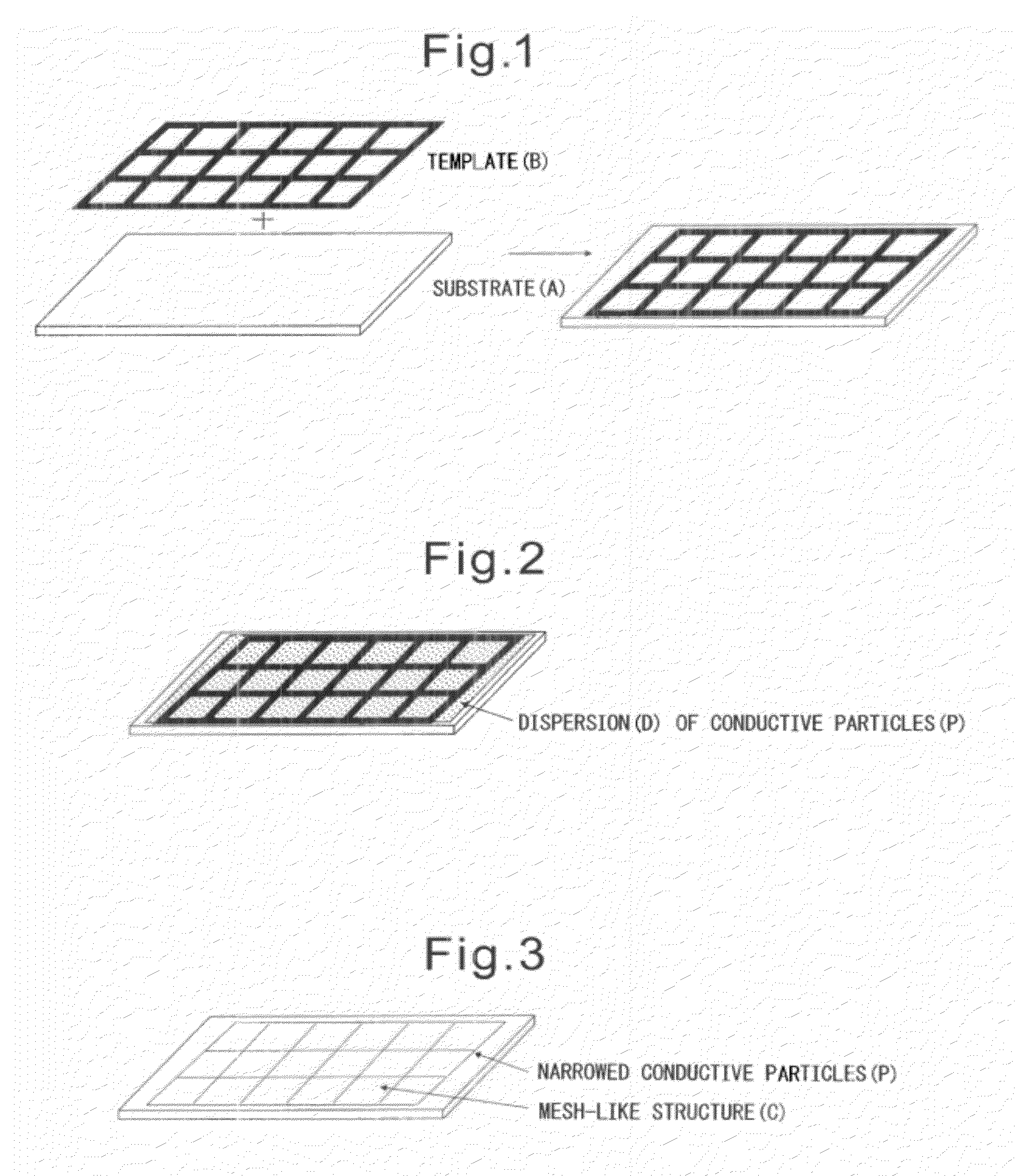 Conductive film and method for its production