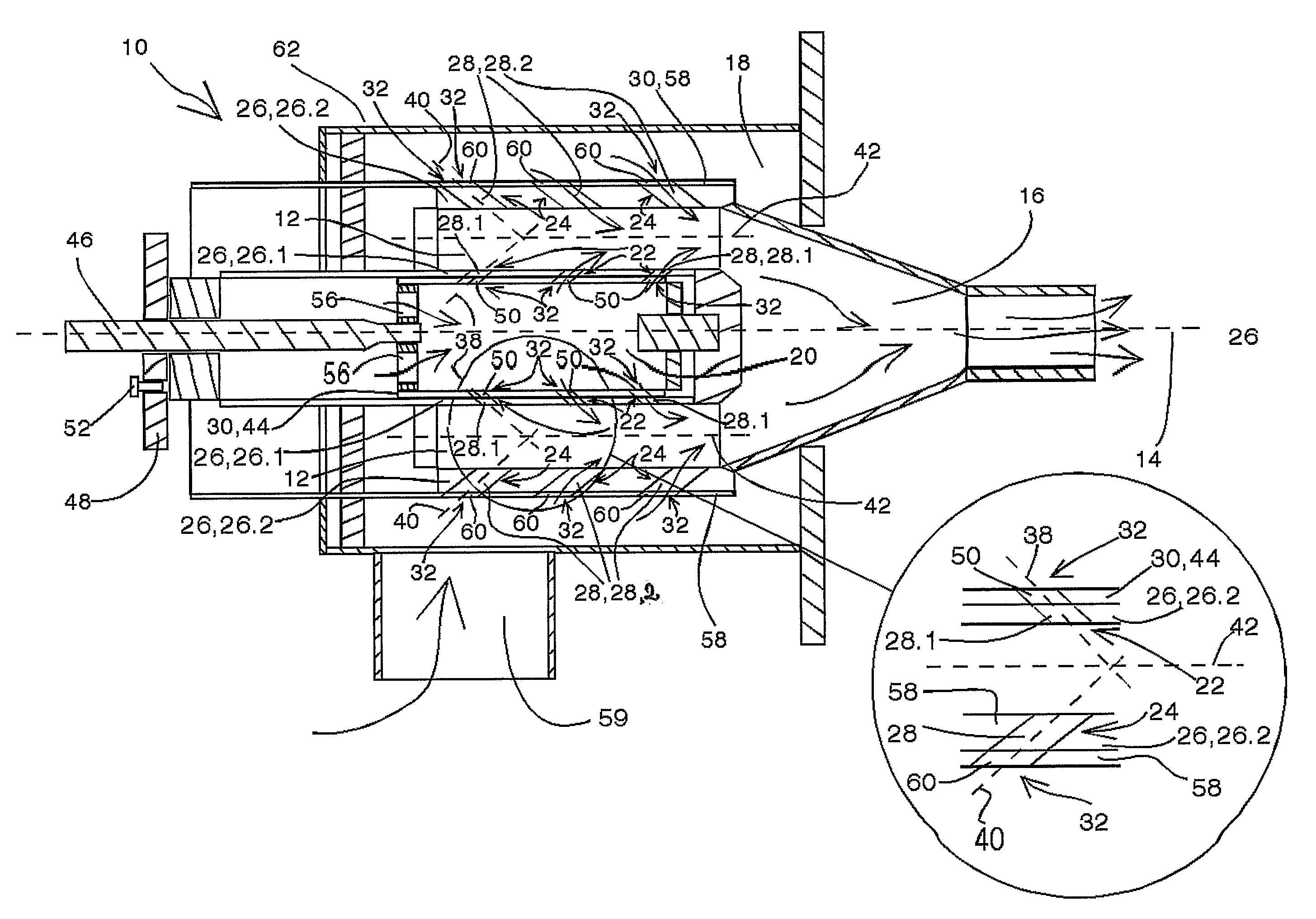 Variable orifice combustor