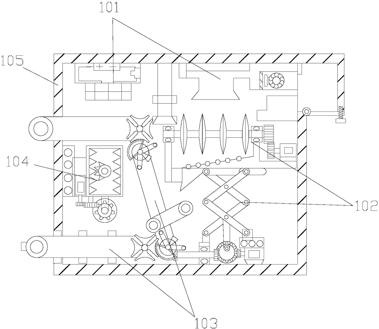 Full-automatic wood-processing machine