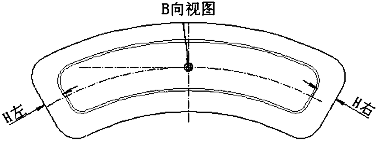 A method for measuring the size of transition section of gas turbine combustor