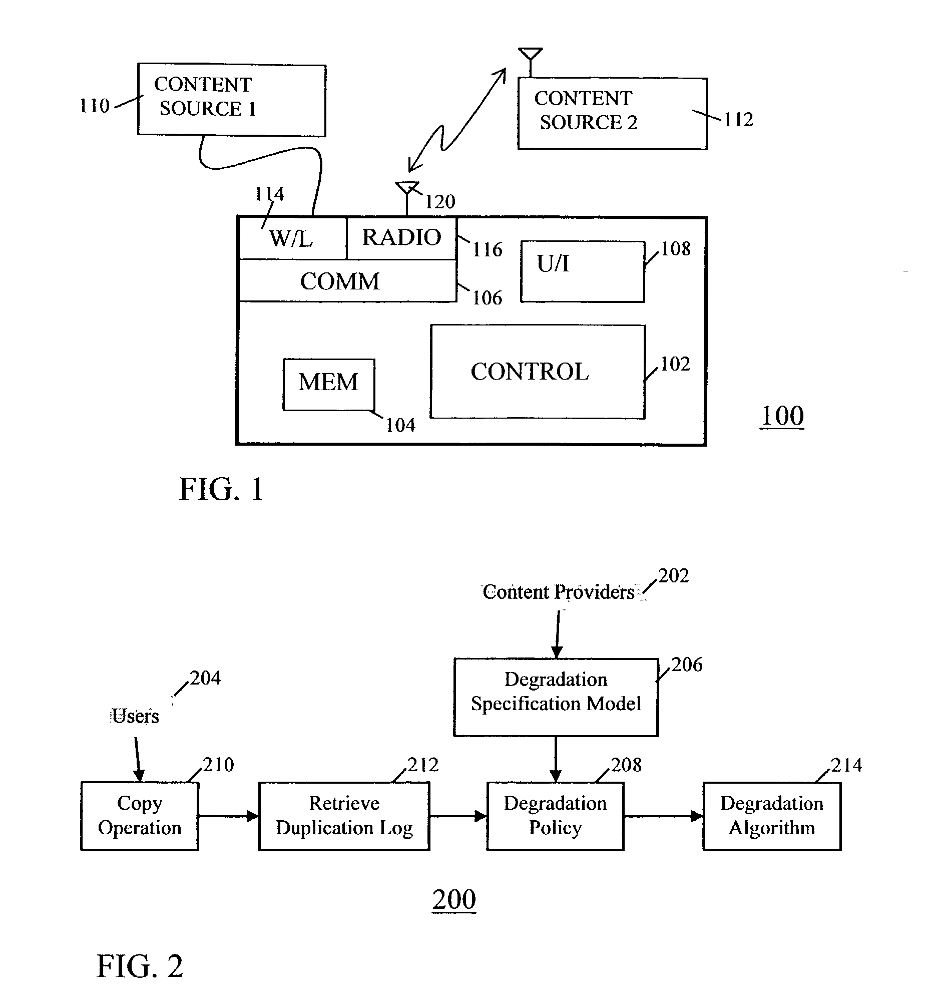 Method and apparatus for self-degrading digital data