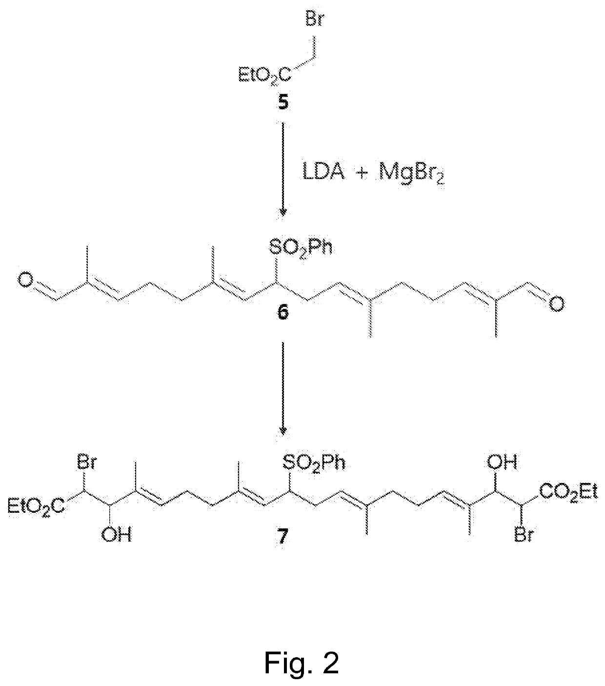 Novel intermediate compound for manufacturing bixin ethyl ester and method of manufacturing the same