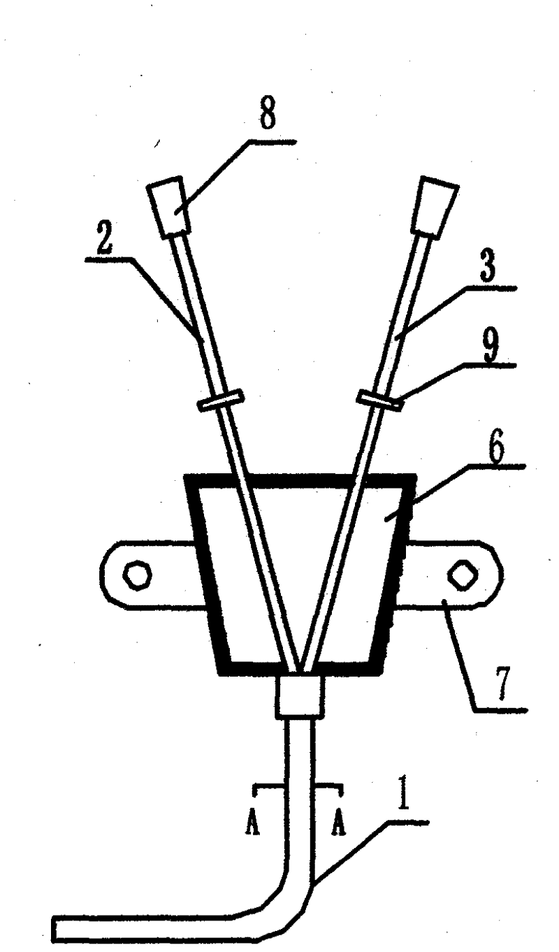 Central venous catheter for anti-freezing antibiosis intervention diagnosis