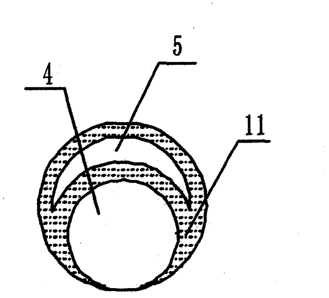 Central venous catheter for anti-freezing antibiosis intervention diagnosis