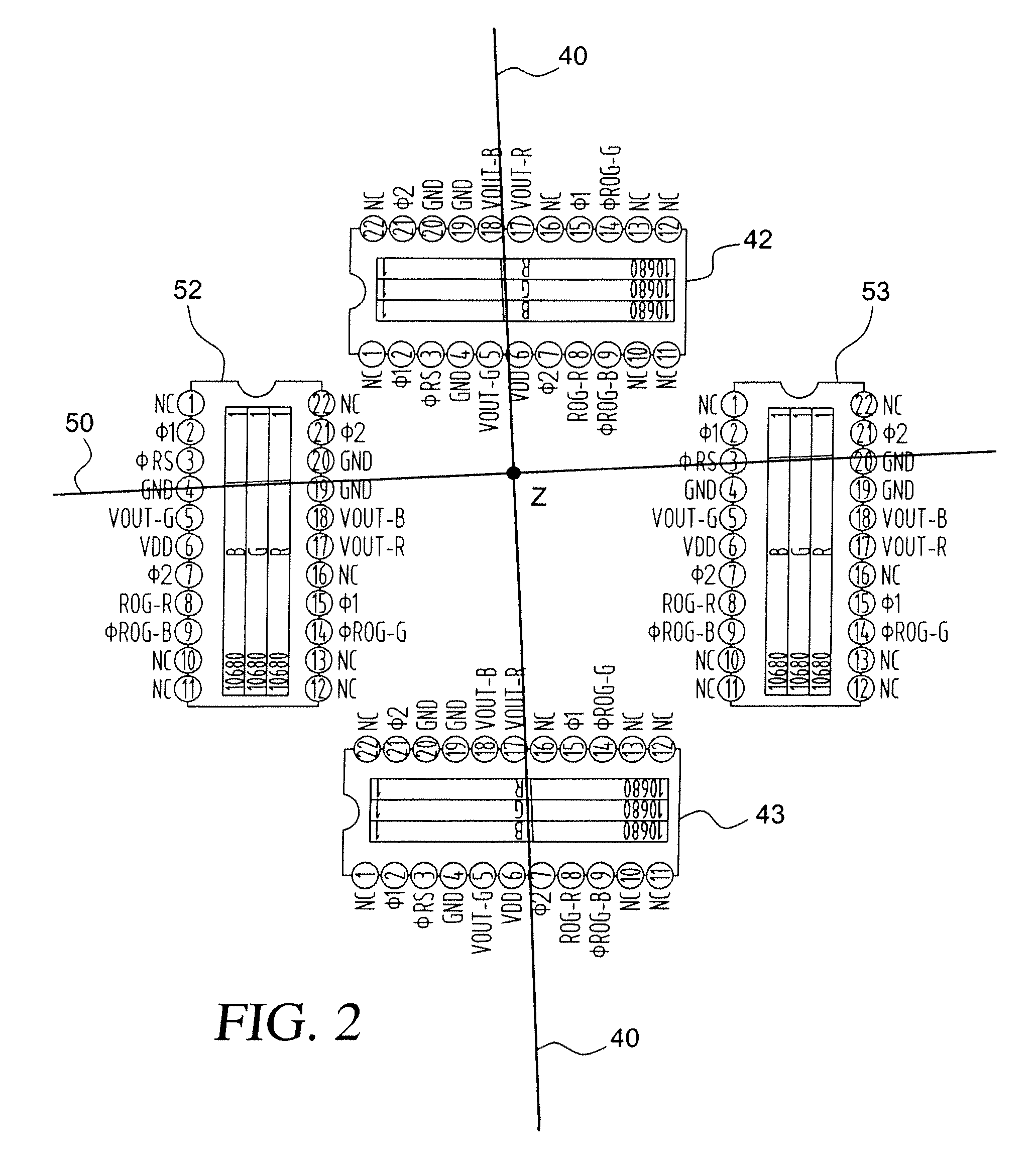 Device and process for quantitative assessment of the three-dimensional position of two machine parts, shafts, spindles, workpieces or other articles relative to one another