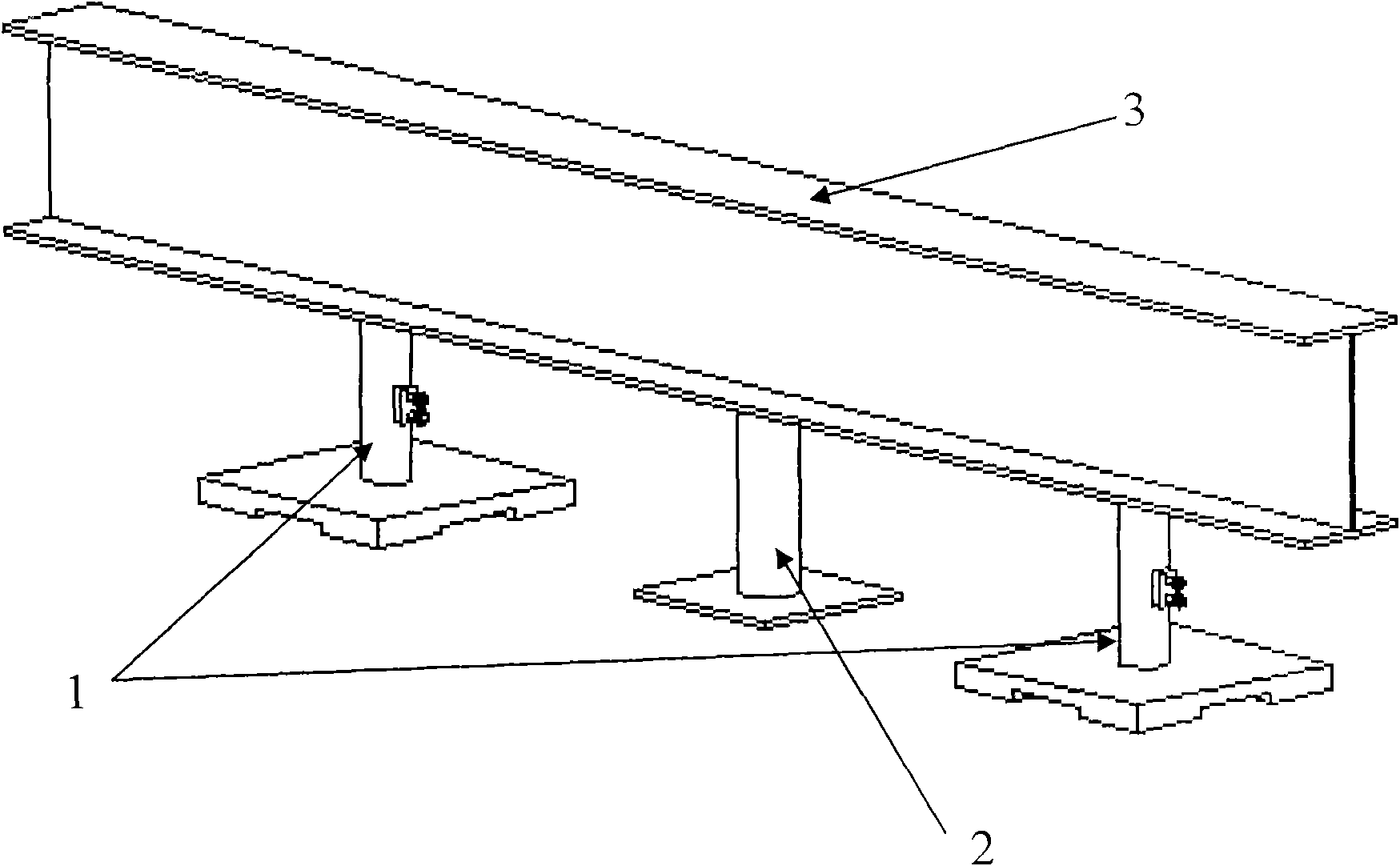 Hierarchical synchronous hydraulic jacking process for large-tonnage ocean engineering structure