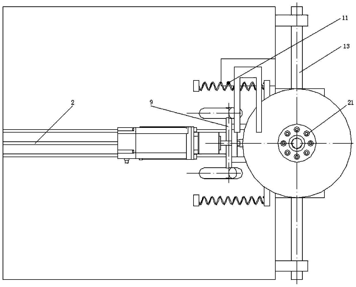 Two-way speed point contact photoelastic flow test bed