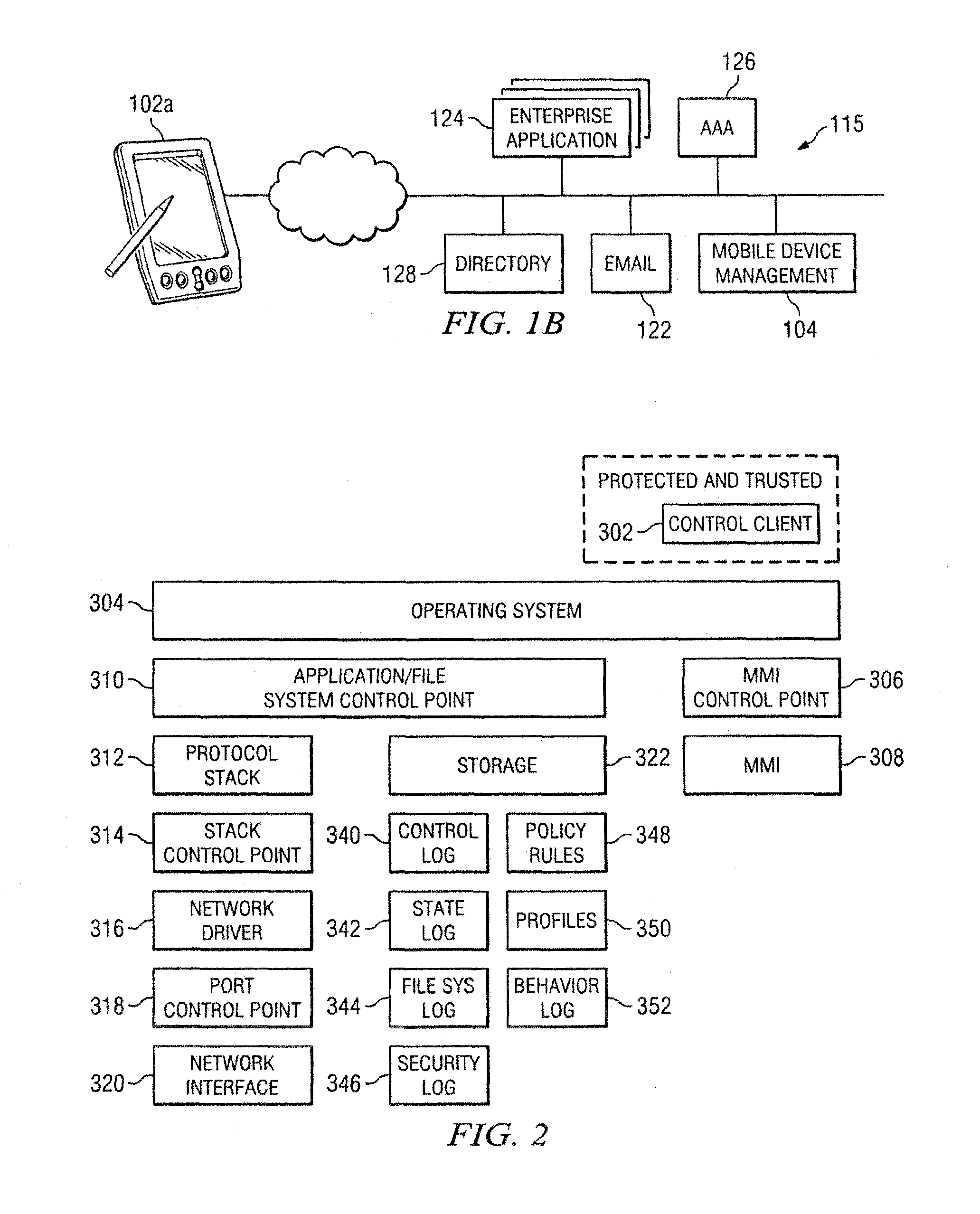 Virtual instance architecture for mobile device management systems