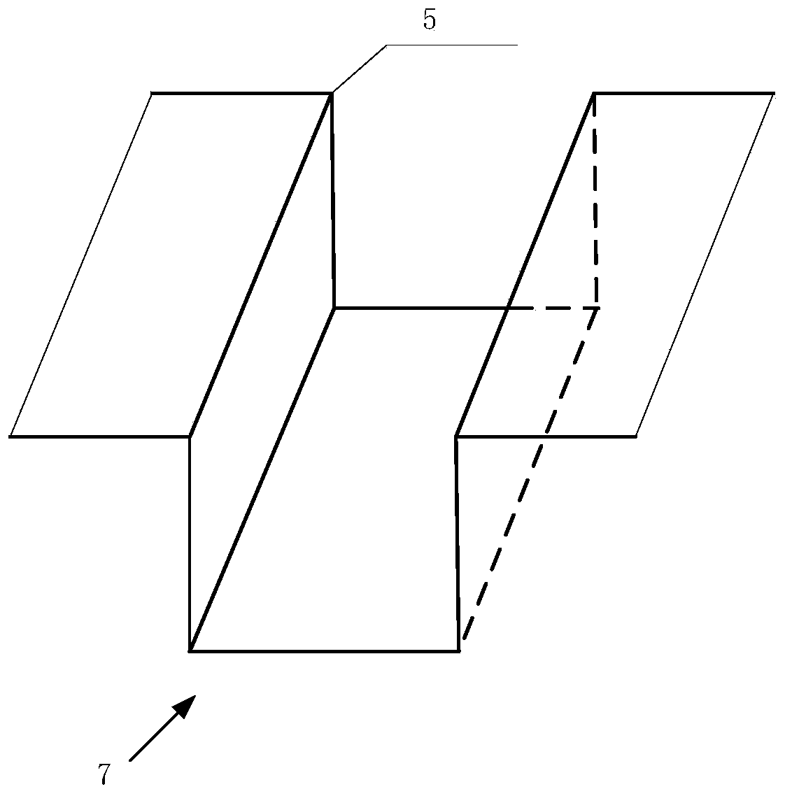 Construction garbage collection device for bridge expansion joint