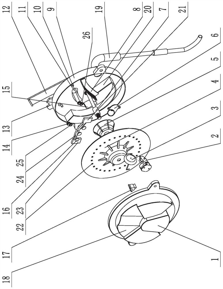 Positive-pressure pneumatic high-speed precision seed-metering device