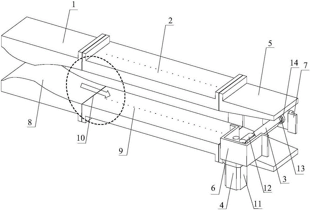 Supersonic wind tunnel testing apparatus capable of generating high-frequency downstream disturbance