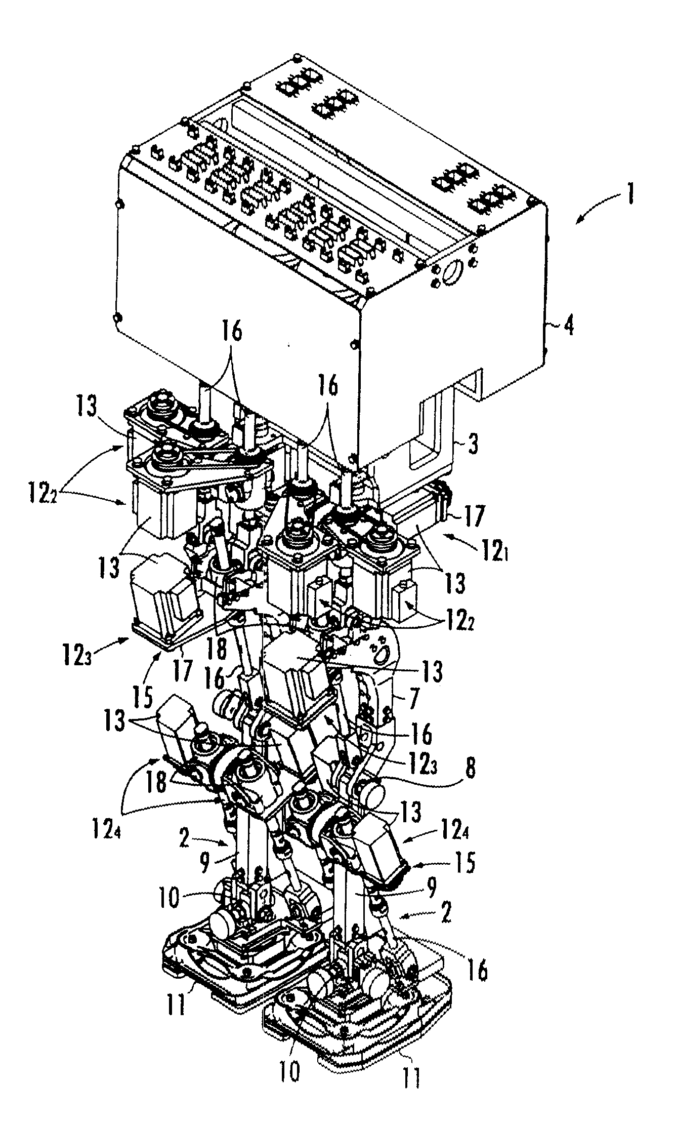 Bipedal walking robot