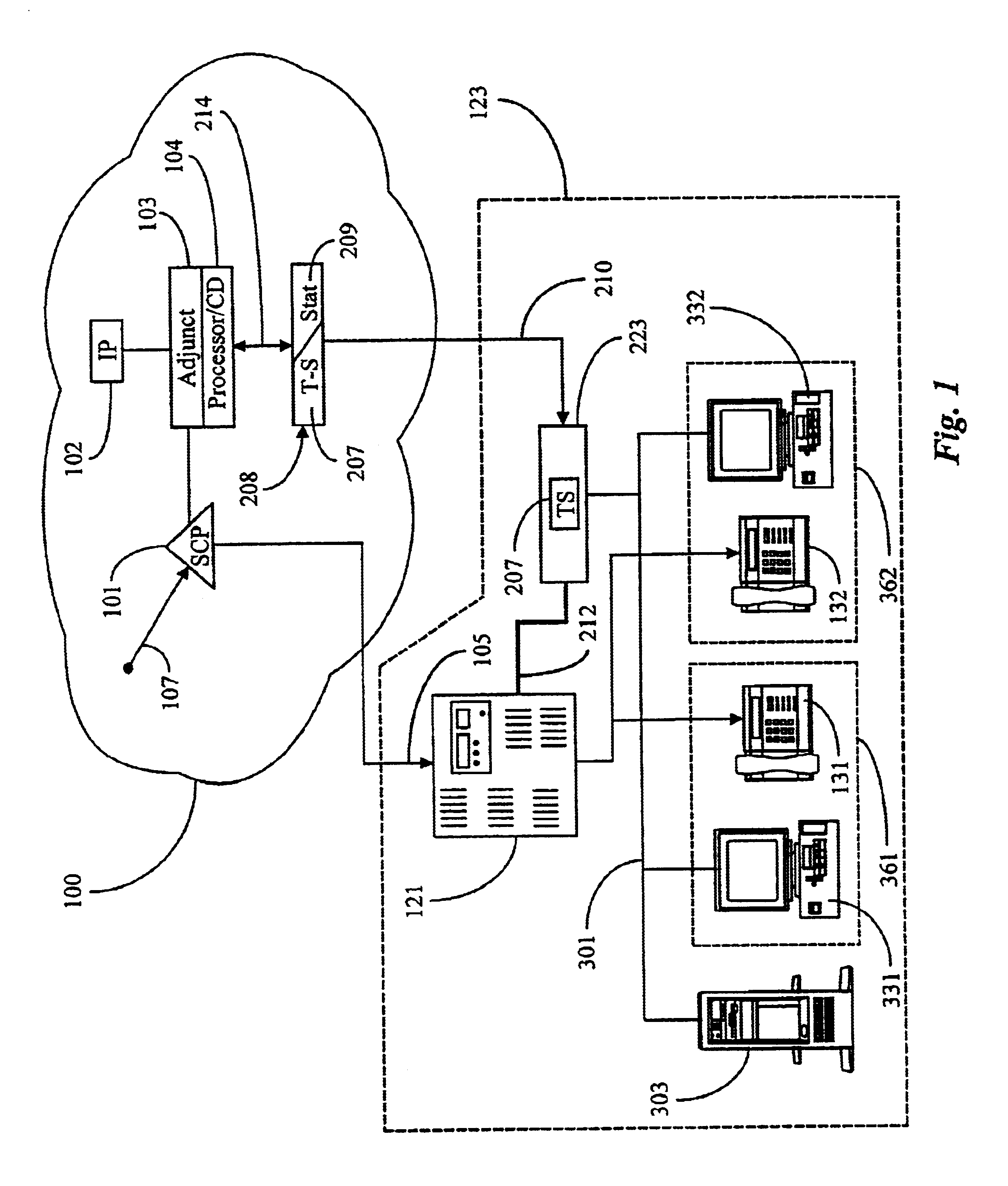 Call and data correspondence in a call-in center employing virtual restructuring for computer telephony integrated functionality