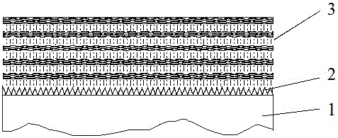 A kind of multi-layer nano-composite tool coating and preparation method thereof