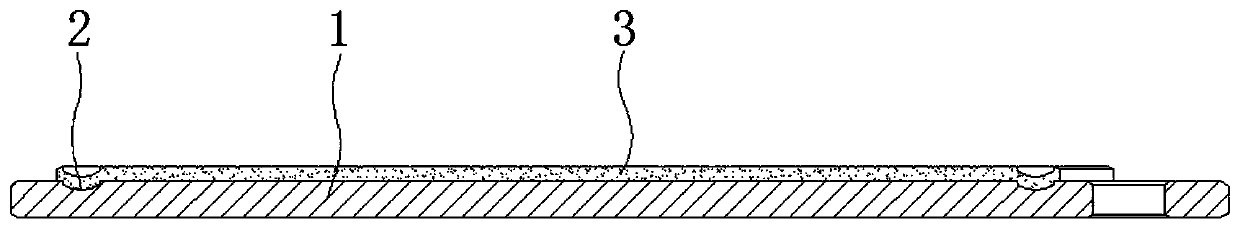 Bamboo compound type board formed adopting injection molding and glue encapsulation and manufacturing process of bamboo compound type board