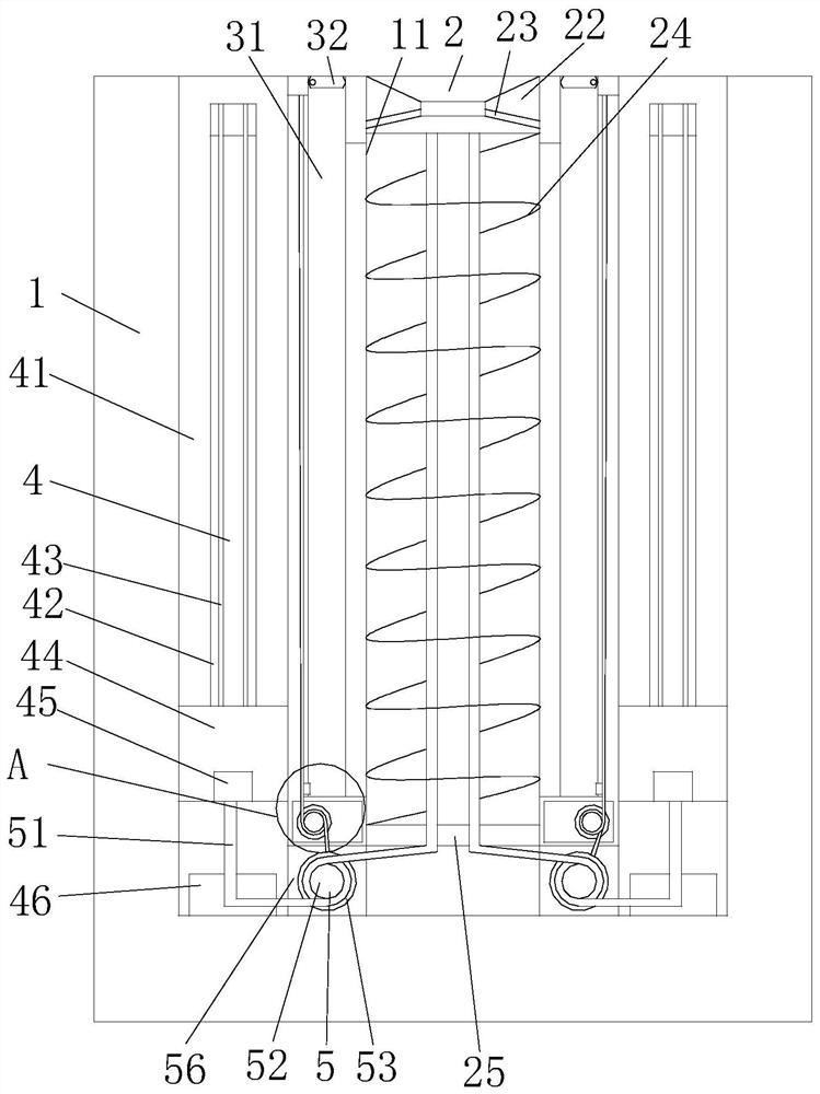 A kitchen knife storage rack that is convenient for fast closed storage