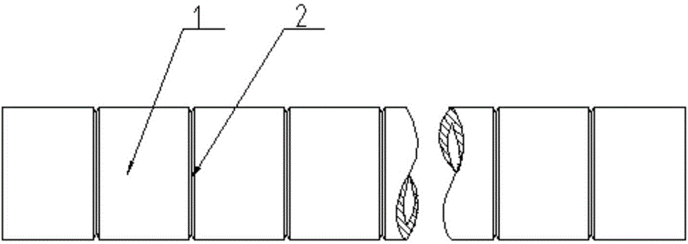 Liquid inner high-pressure crack initiation method for root of annular groove in surface of tube blanking