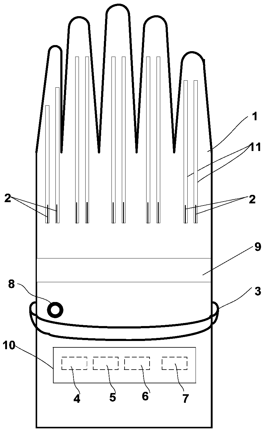 A kind of insulating gloves for electric power and using method