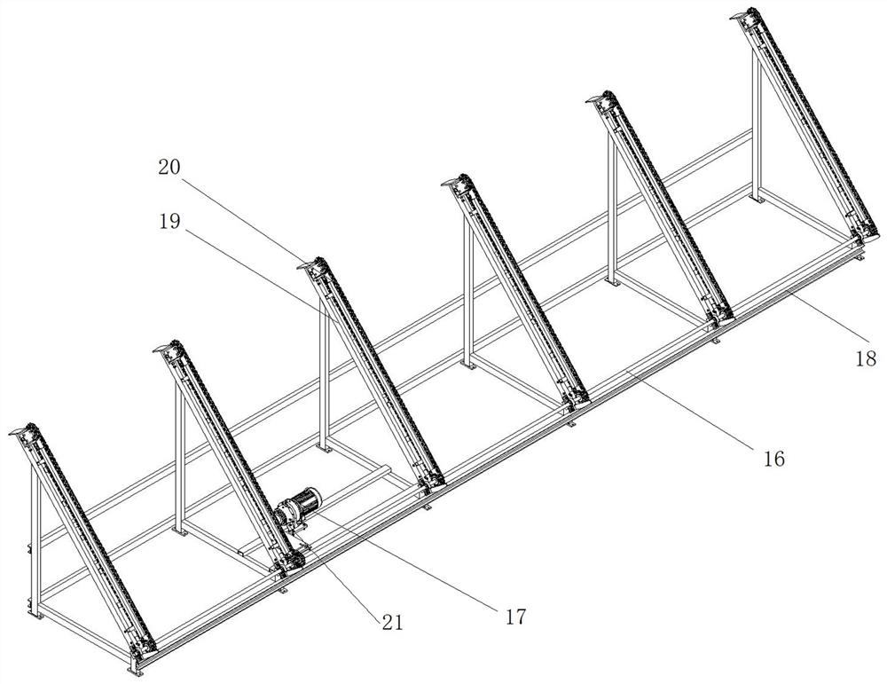 Automatic steel bar penetrating system of steel bar cage seam welder and automatic steel bar penetrating method of steel bar cage seam welder