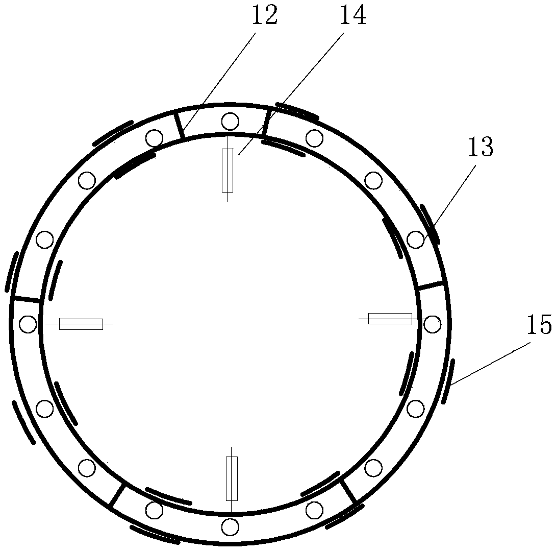 Stress deformation indoor model test device for shield tunnel structures and method for mounting stress deformation indoor model test device