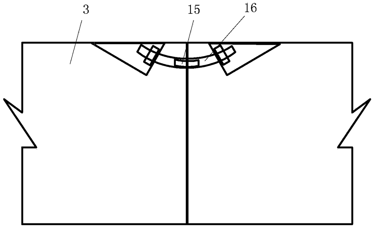 Stress deformation indoor model test device for shield tunnel structures and method for mounting stress deformation indoor model test device