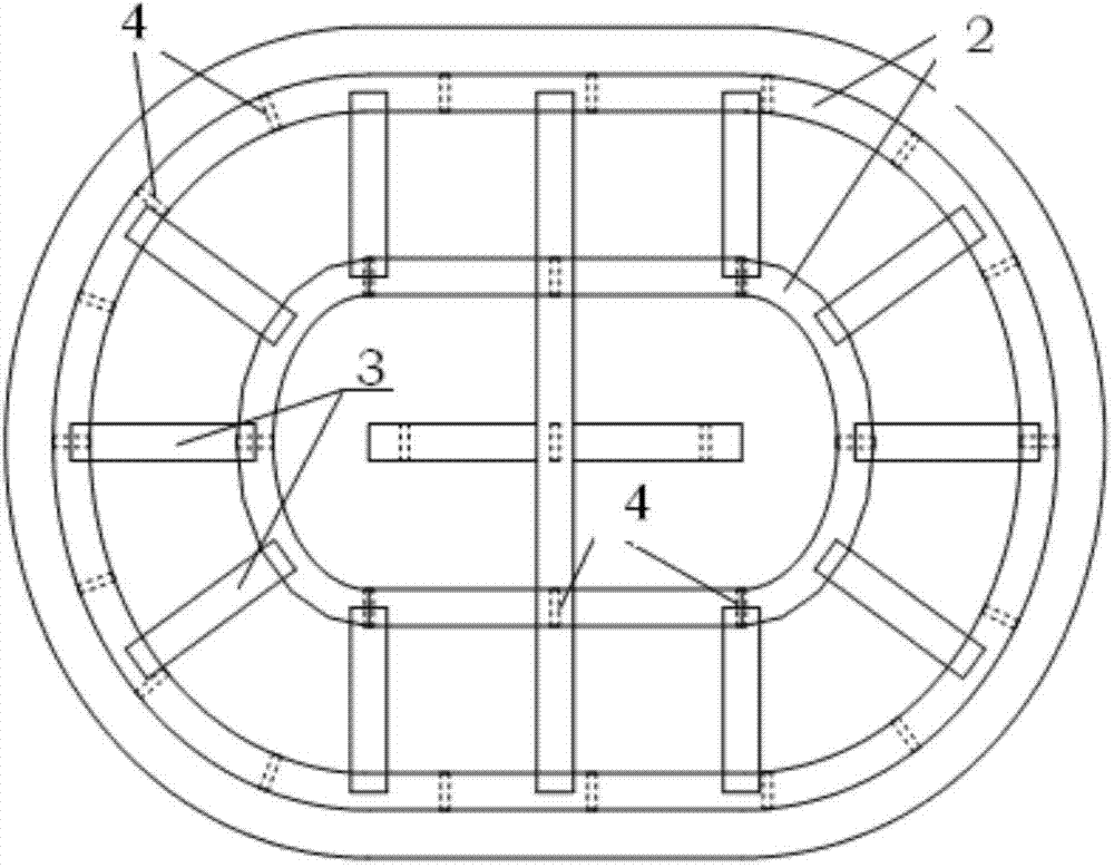 Ladder tower flocculation reaction device