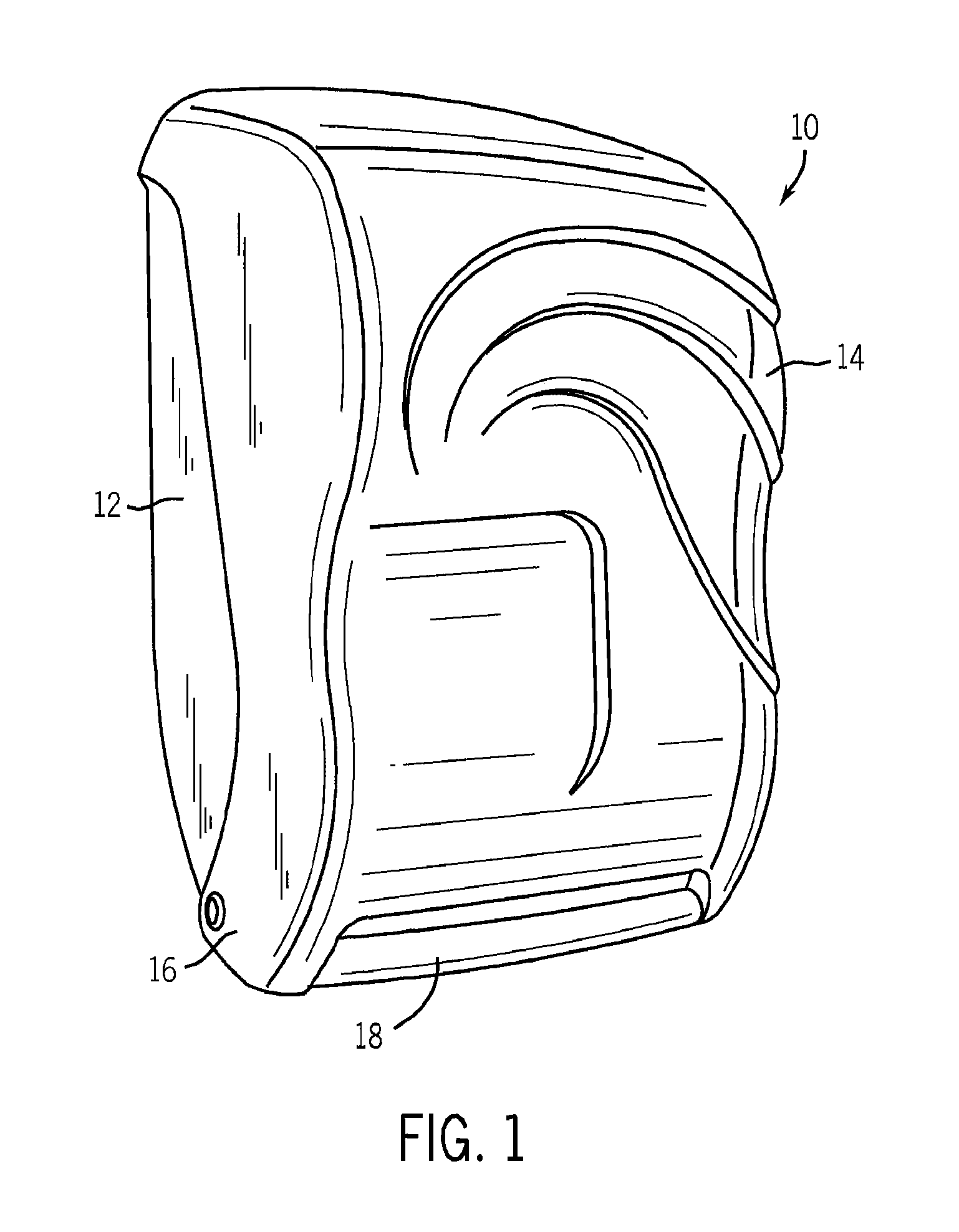 Discriminating web material dispenser