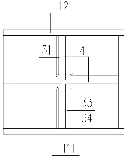 Bond type connector and bond type steel pipe bundle assembly