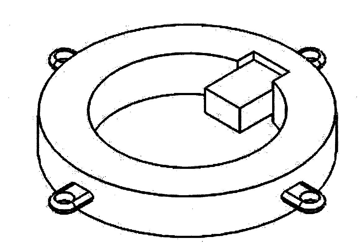 Variable-section polygonal braided mandrel and its assembly method