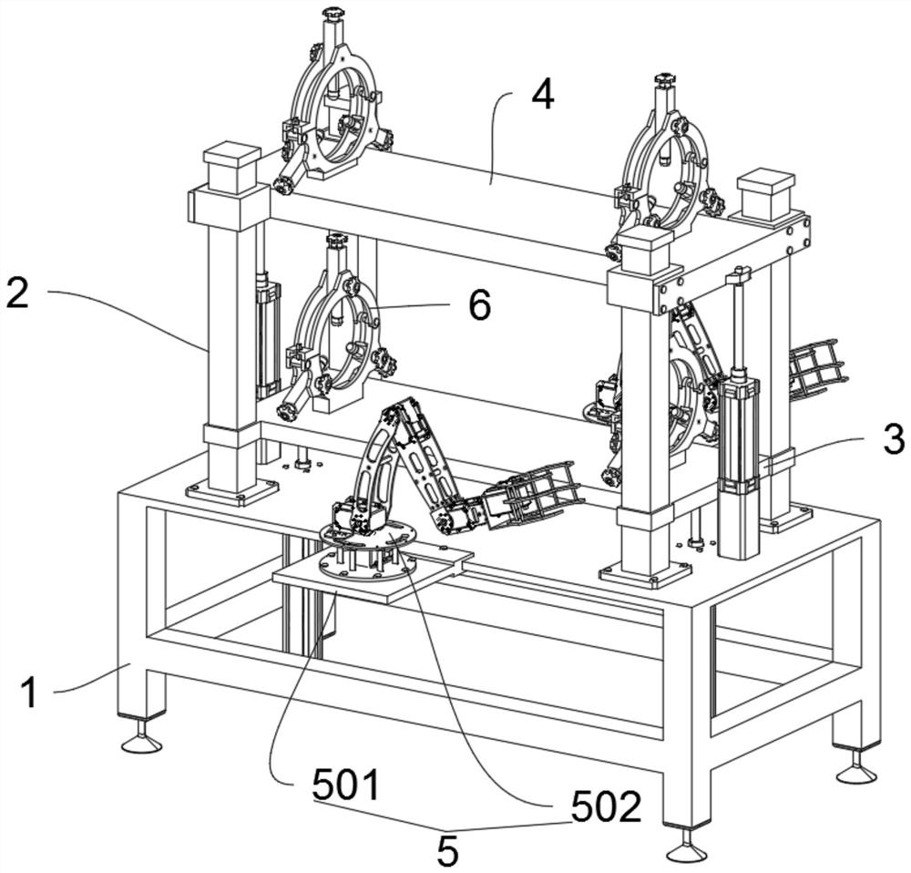 Double-layer storage rack for wind turbine tower