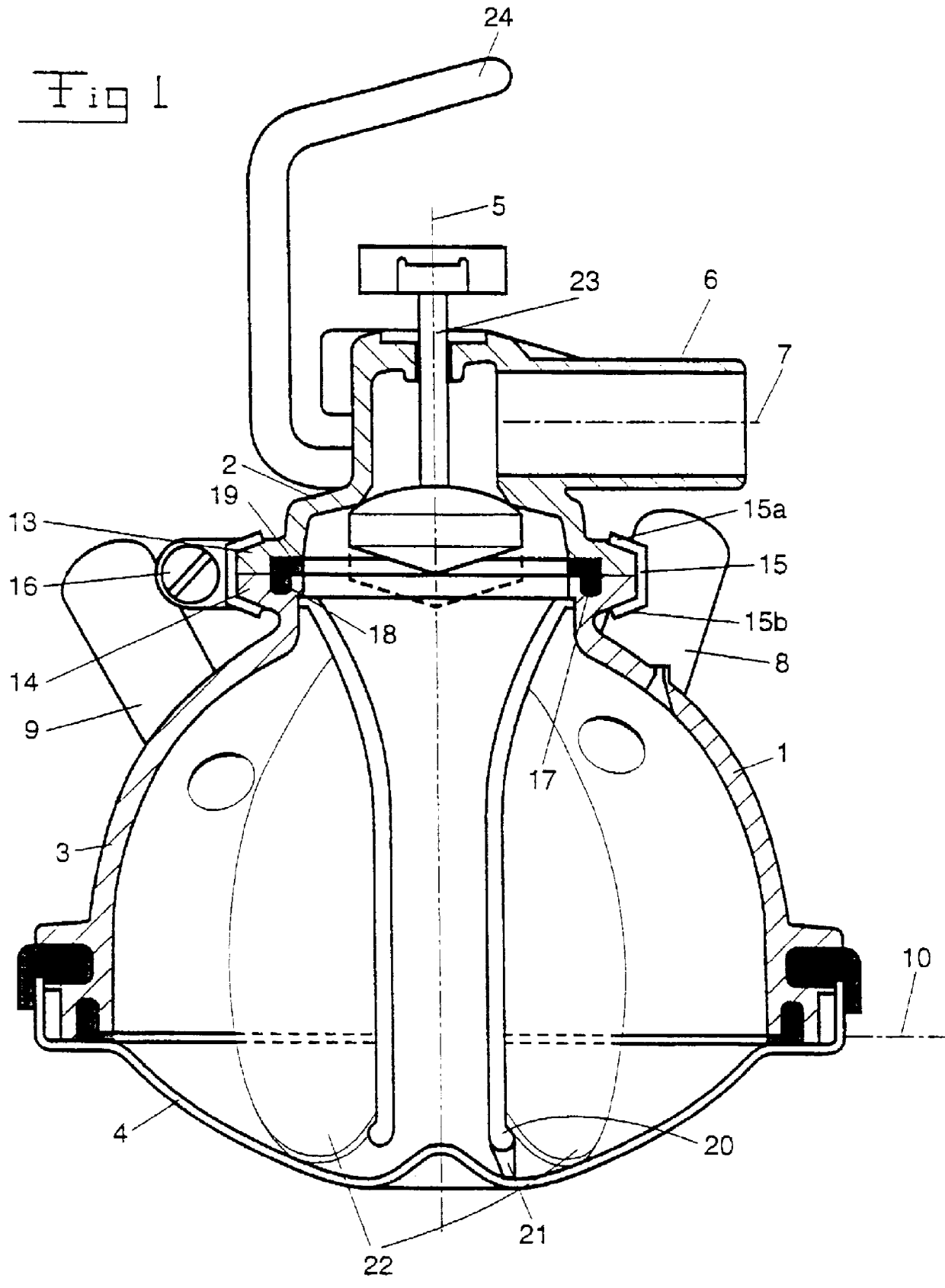 Claw for a milking machine