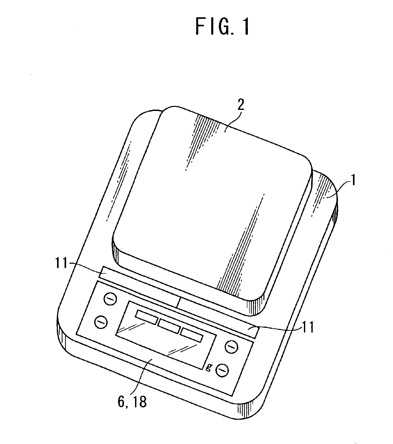 Scale with memory display function