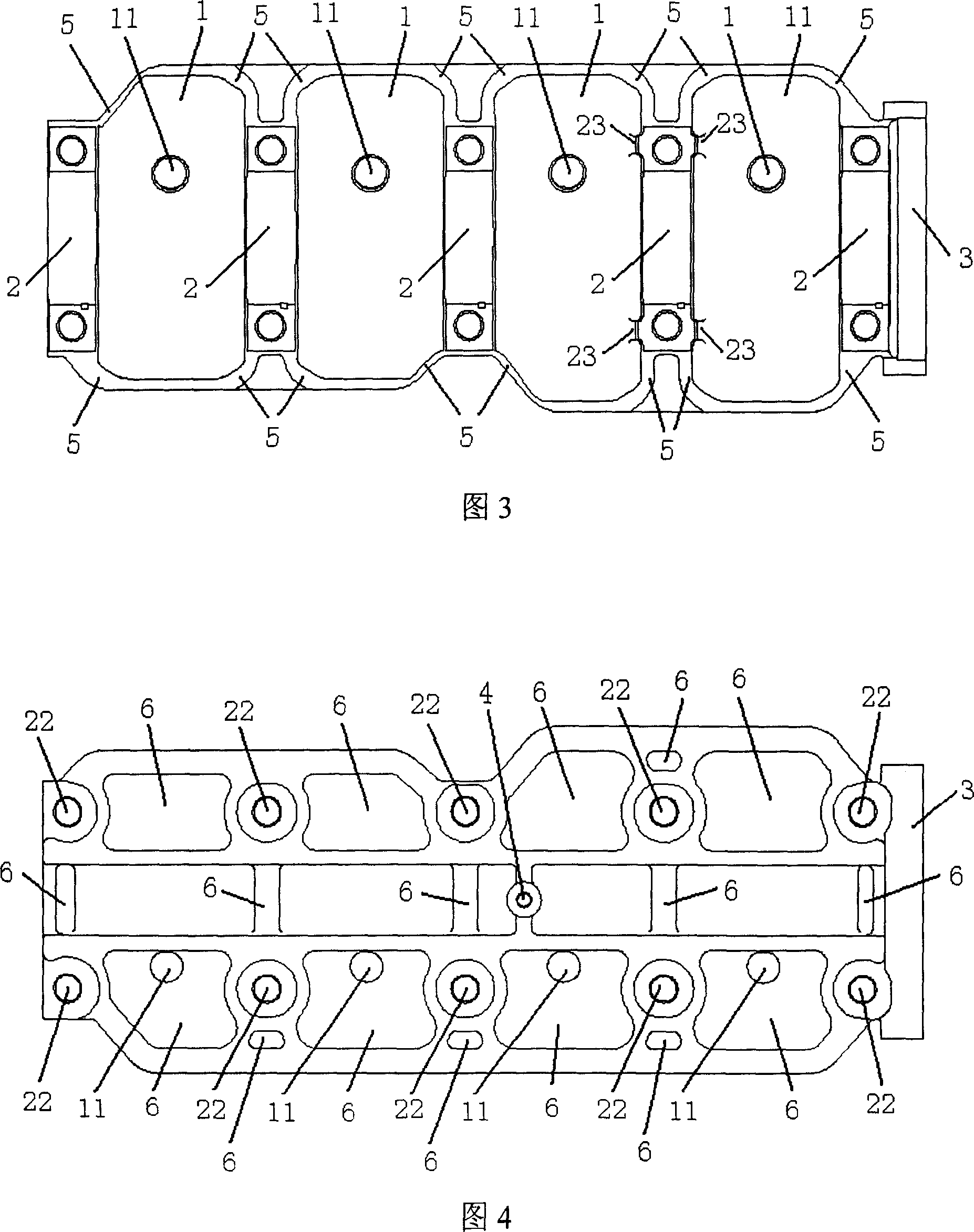 Main bearing cover for IC engine