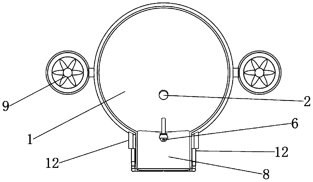 Intelligent firefighting airship