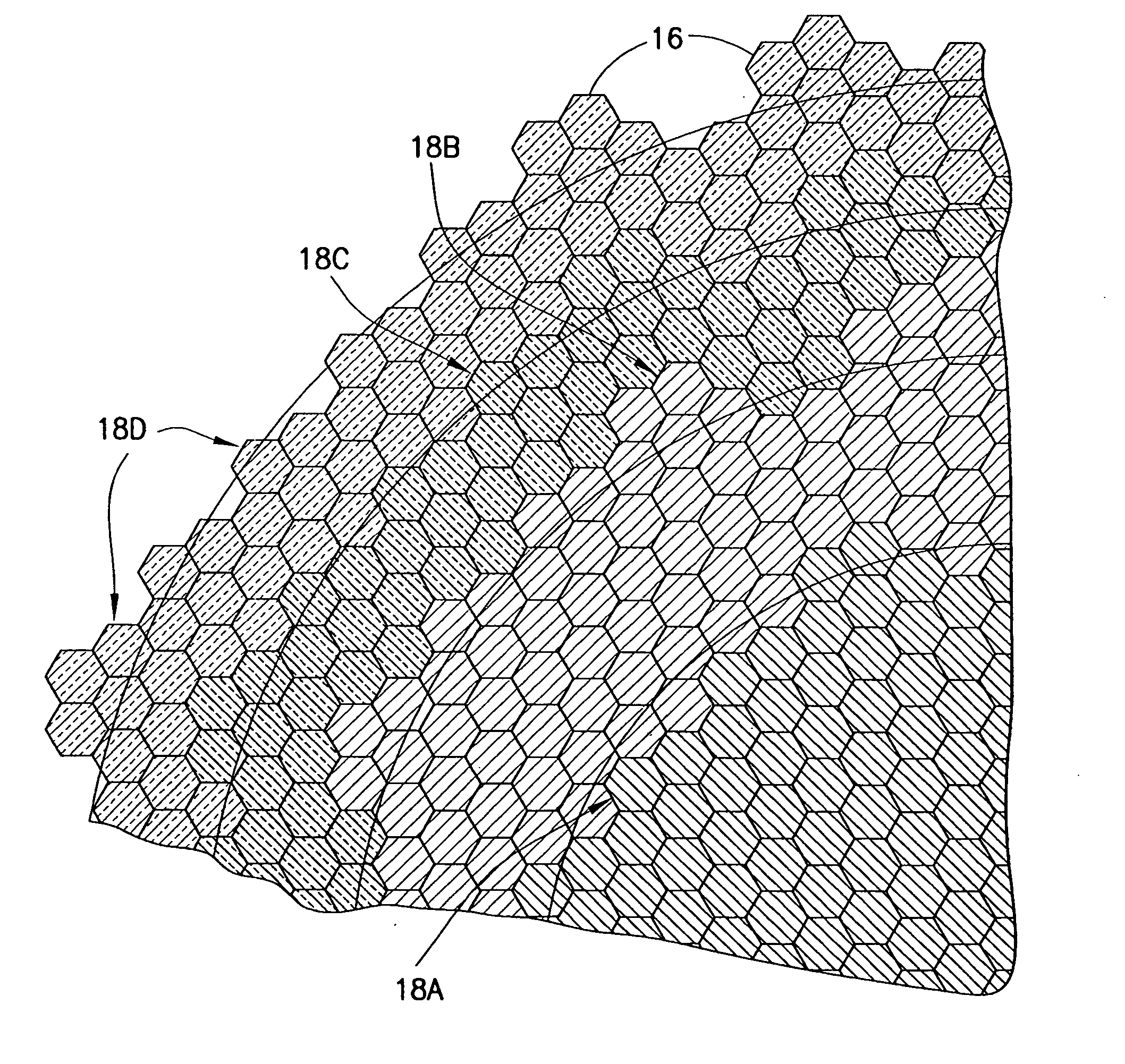 Method and apparatus for controlling scanning of mosaic sensor array