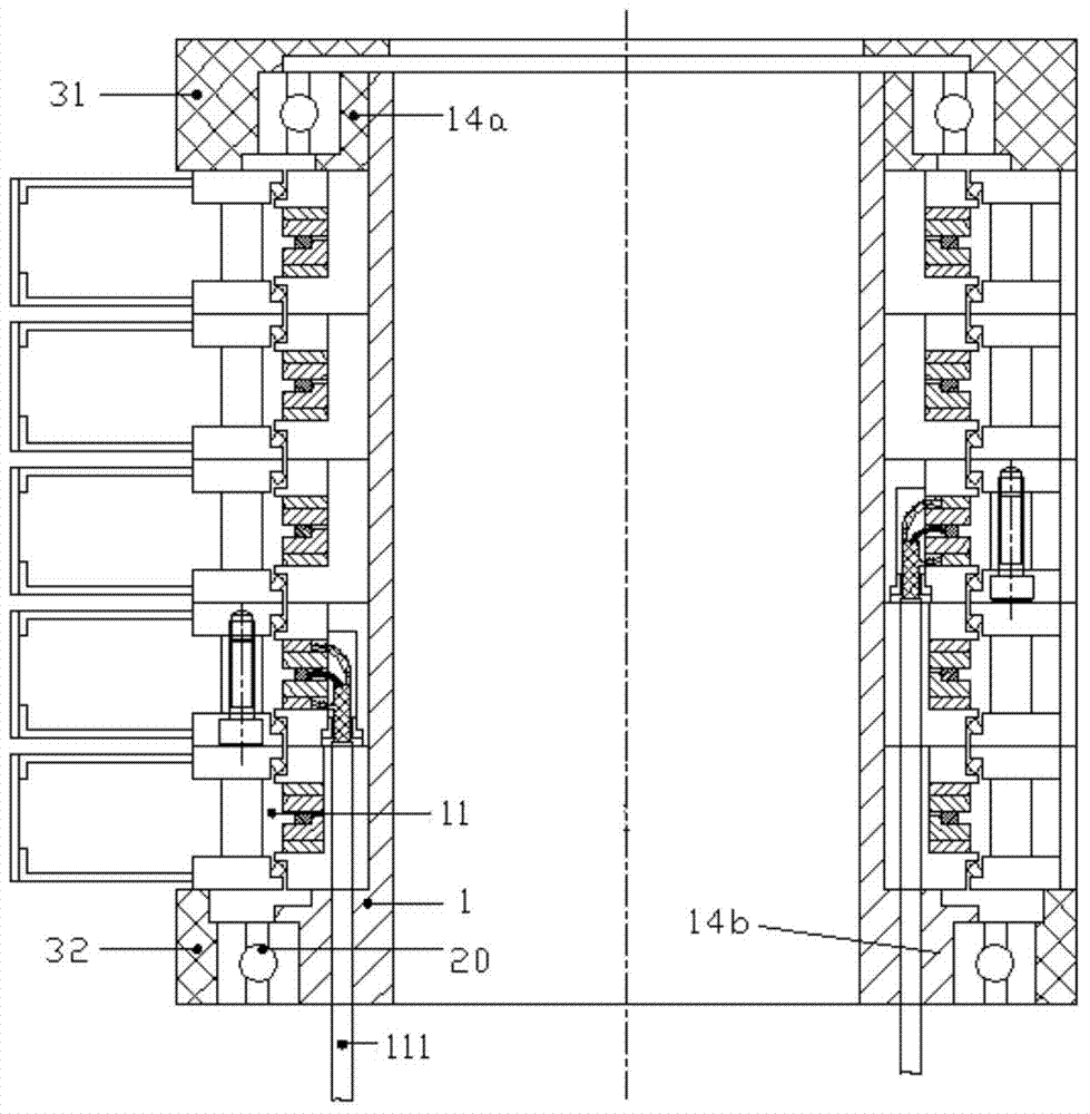 High frequency slip ring device