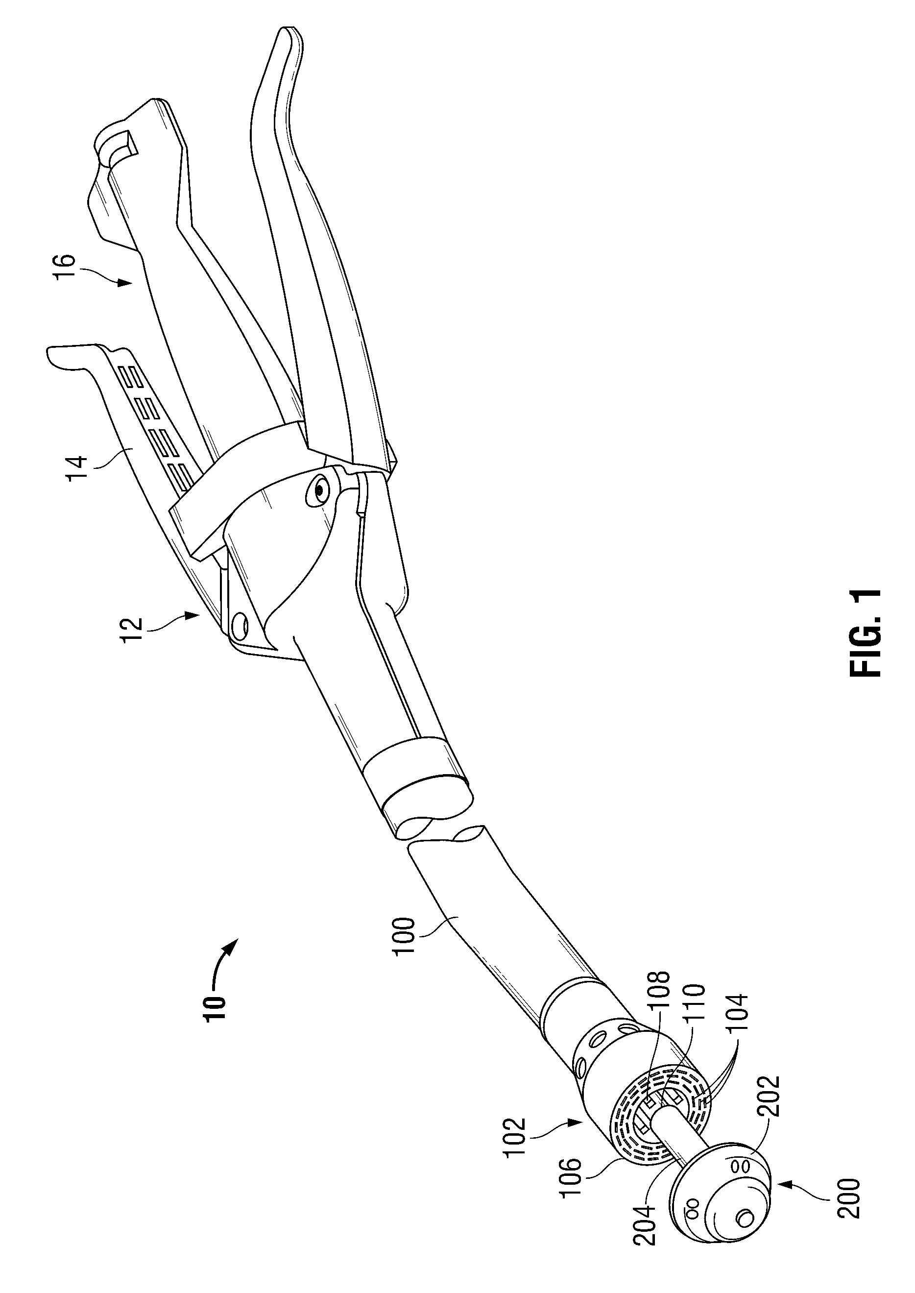 Surgical device including buttress material