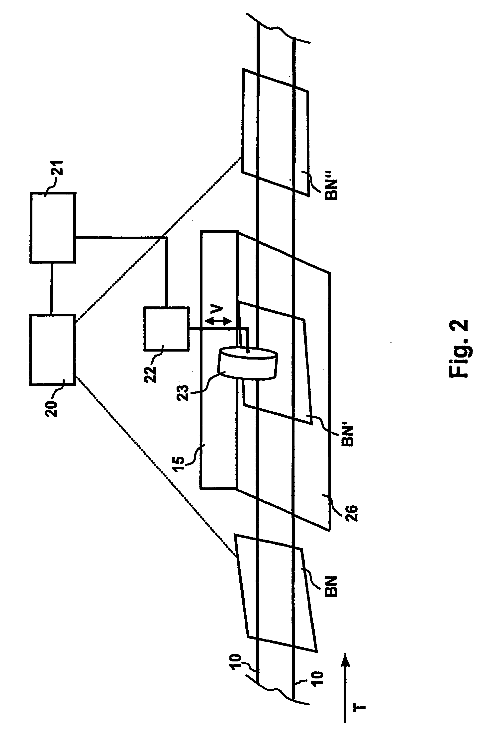 Device and method for aligning bank notes