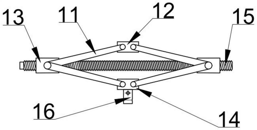 Vehicle-mounted self-rescue crawler belt device