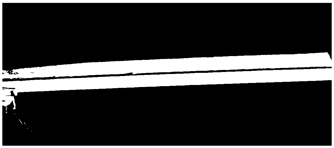 A method for detect edge of pantograph slide plate of urban rail train