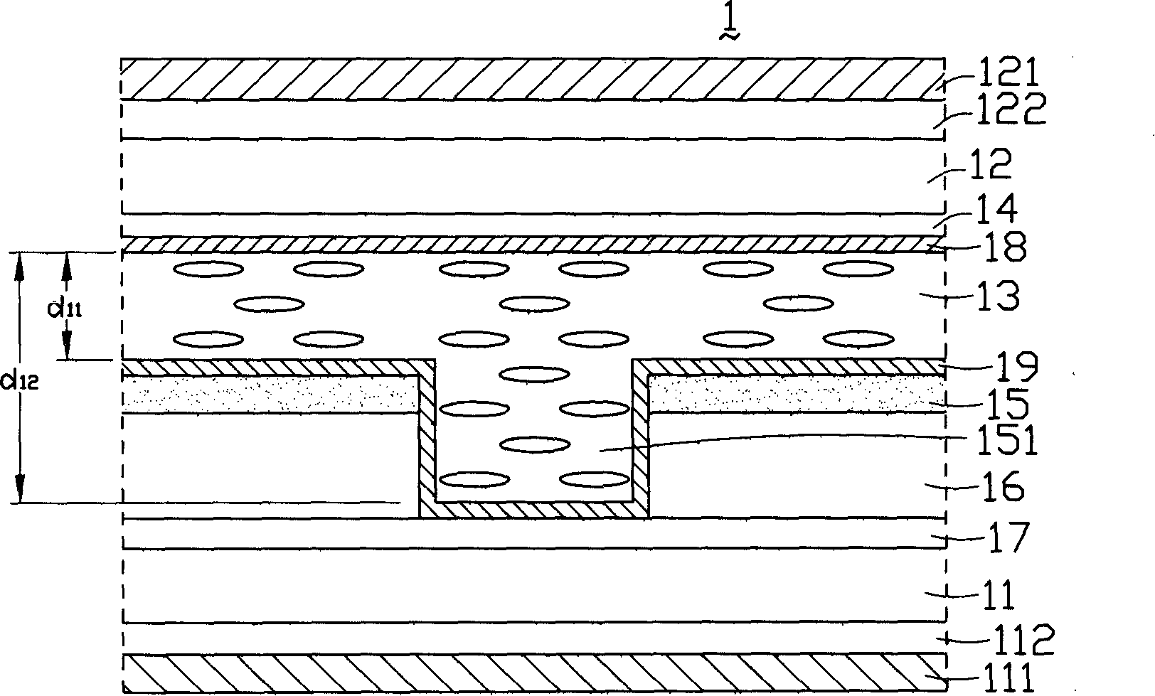 Display faceplate and LCD device