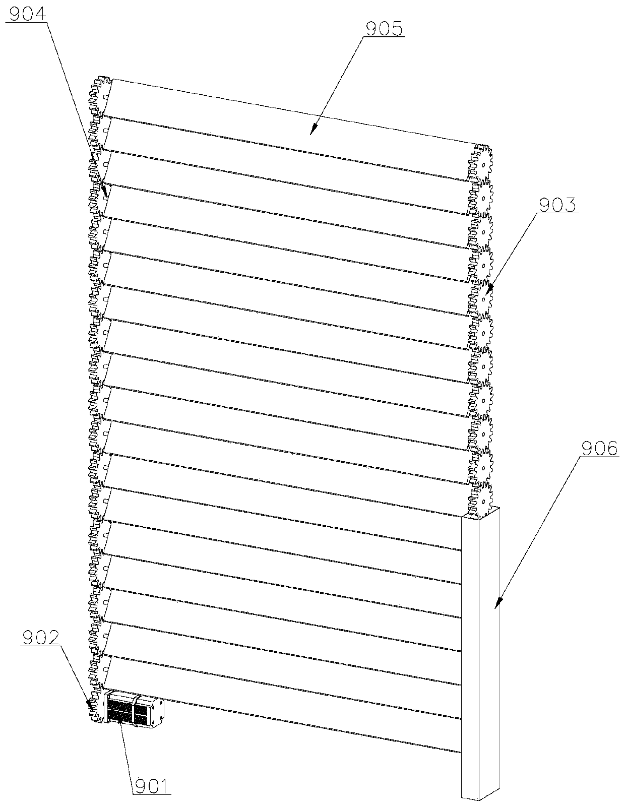 Mobile cooling device for power cabinet