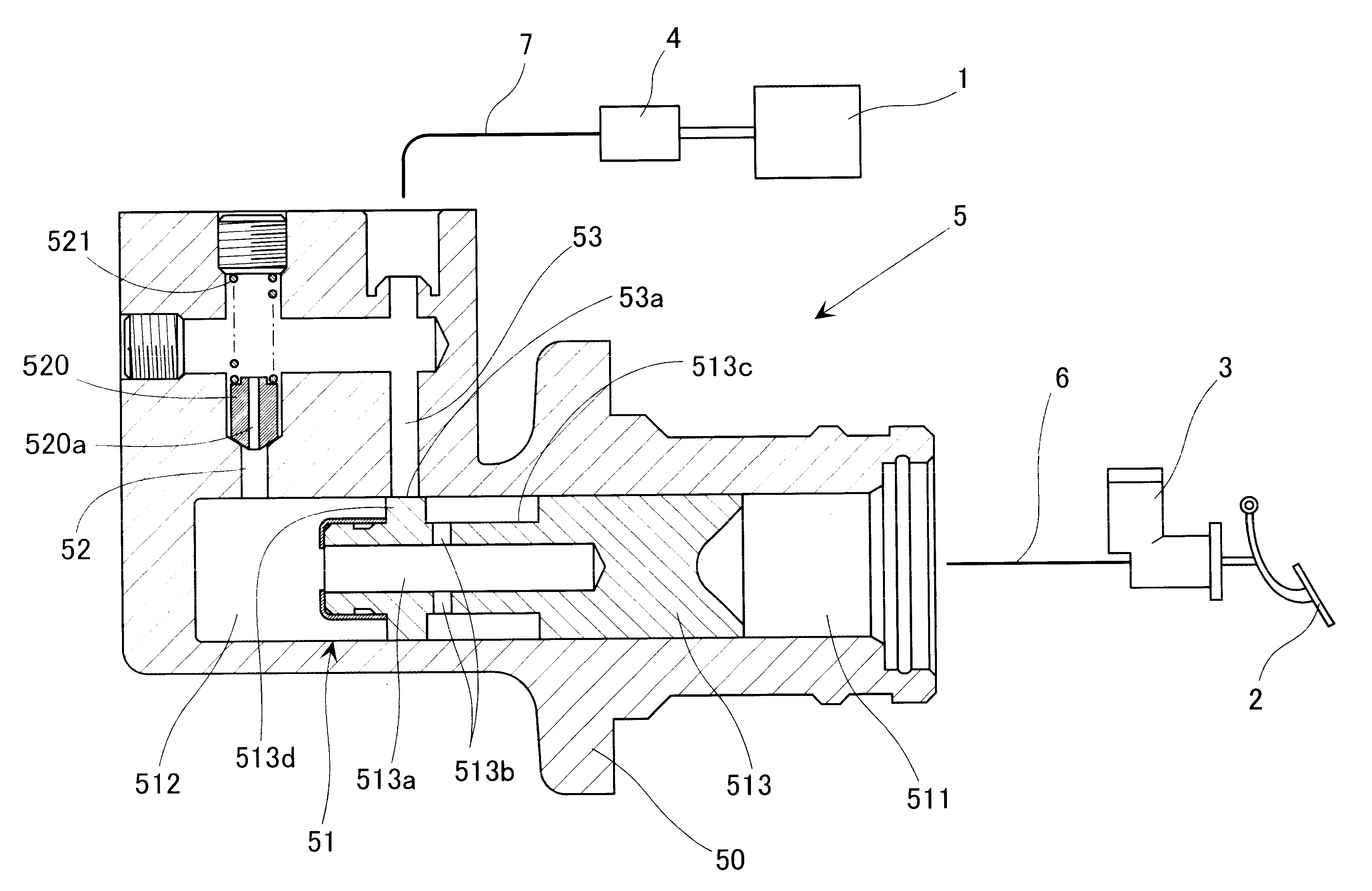 Apparatus for hydraulically operating clutch