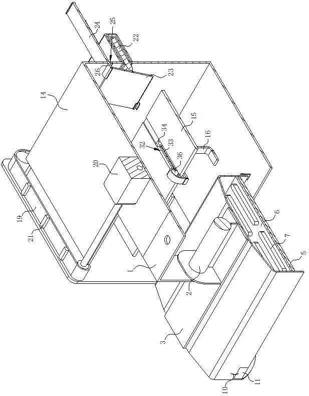 Adjustable intelligent tunnel lamp with light source convenient to replace