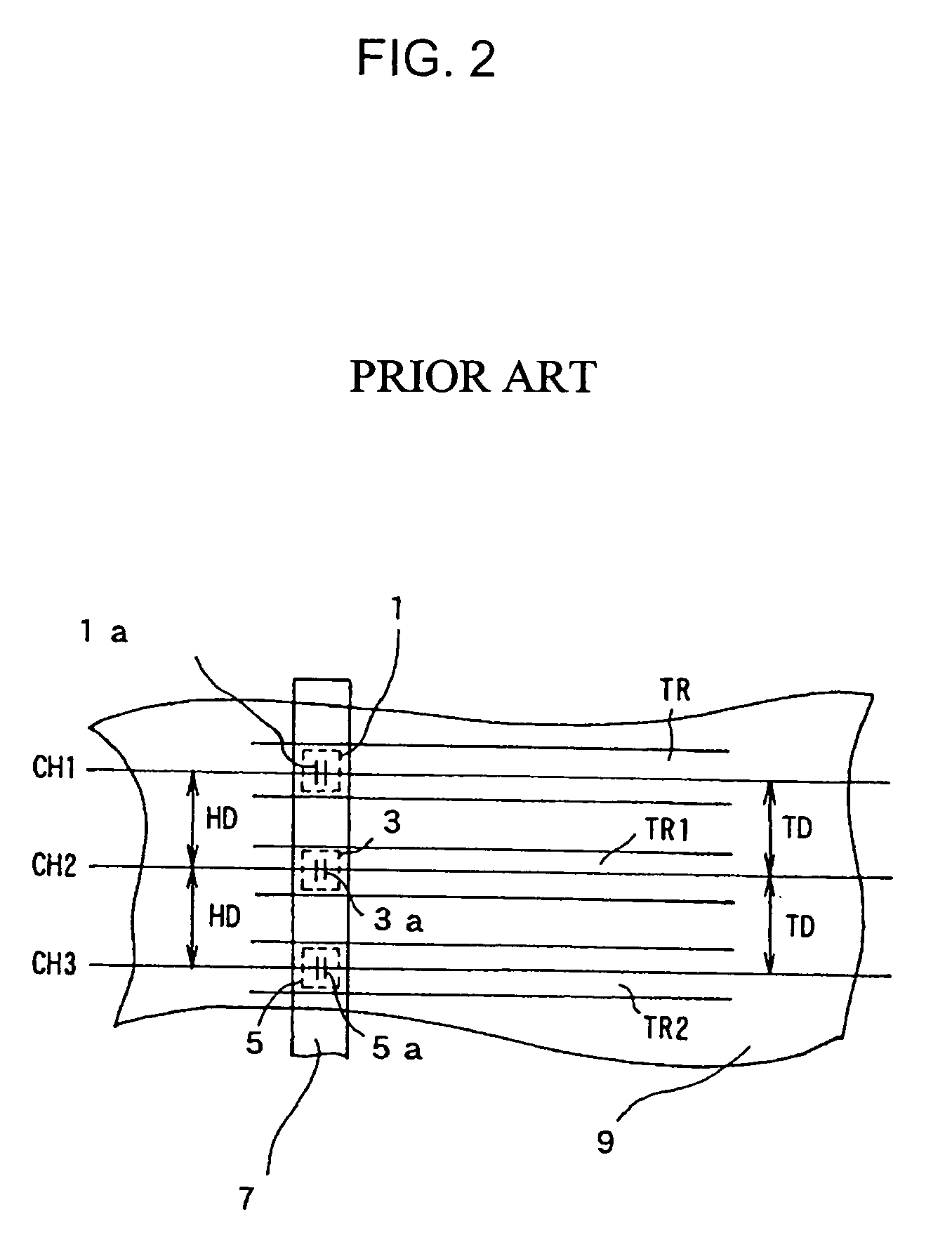 Multi-channel head position controlling apparatus and method of controlling position of multi-channel head