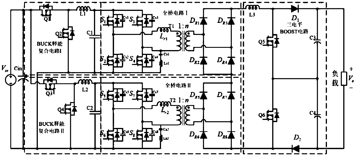 Fuel cell direct current-direct current converter and control method thereof