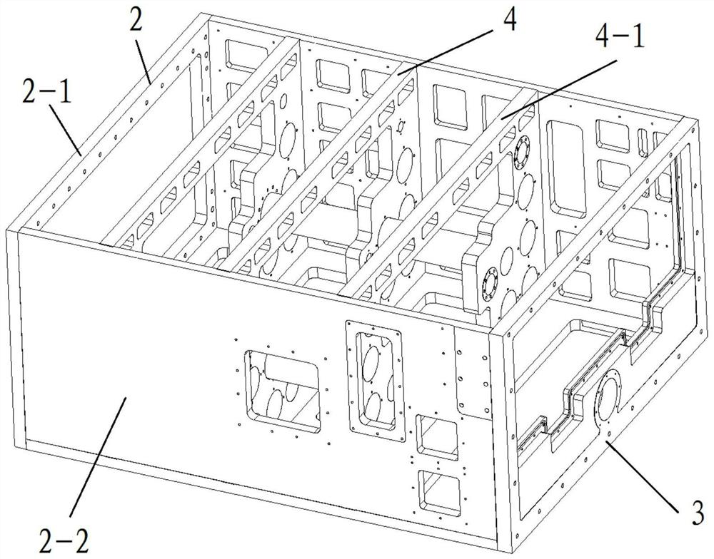 Preparation method of box body of box-shaped structure